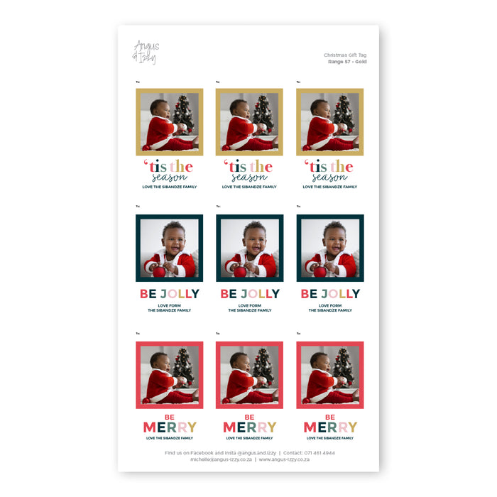Gift Tag Stickers Bundle 57