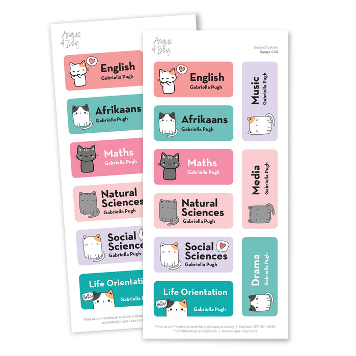 Subject Labels - G38