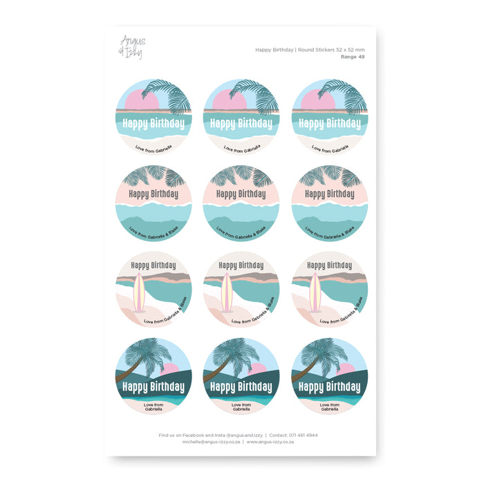 Gift Tag Stickers Bundle 49