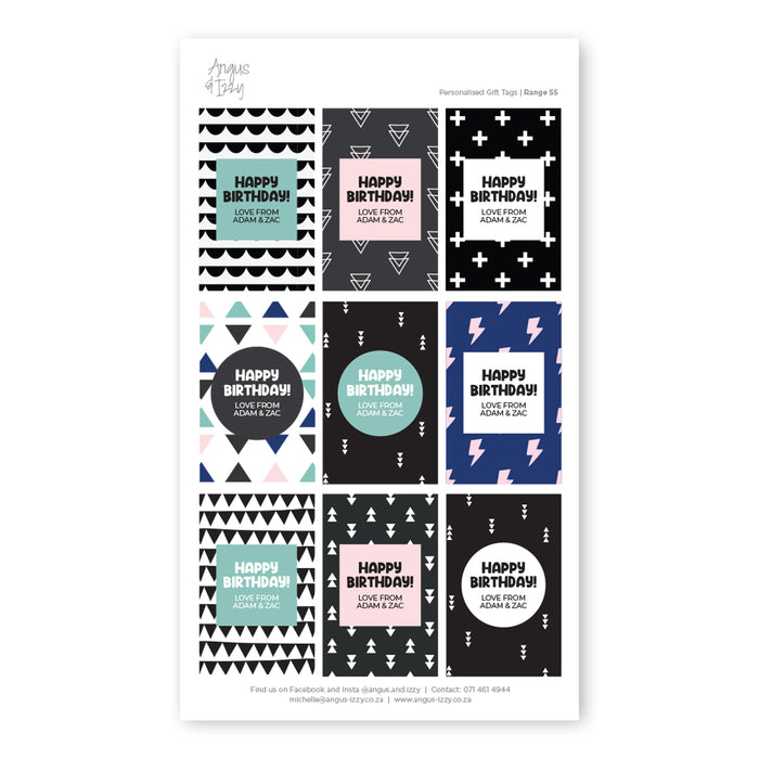 Gift Tag Stickers Bundle 53
