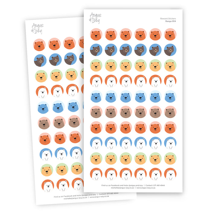 Boys Reward Chart Stickers - Range 14