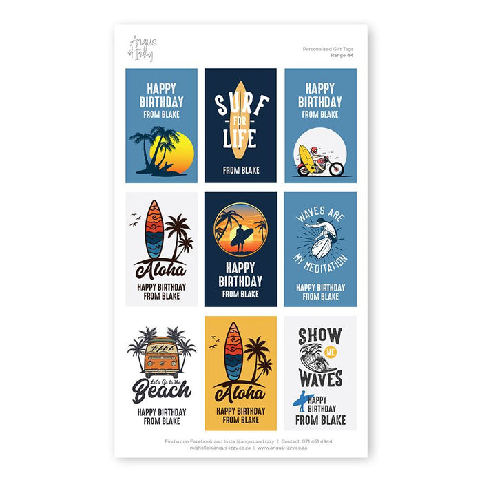 Gift Tag Stickers Bundle 44