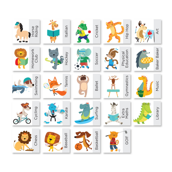 Activity Chart Magnets Activity Charts Angus & Izzy