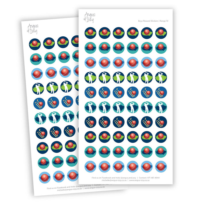 Boys Reward Chart Stickers - Range 10 Reward Chart Stickers Angus & Izzy