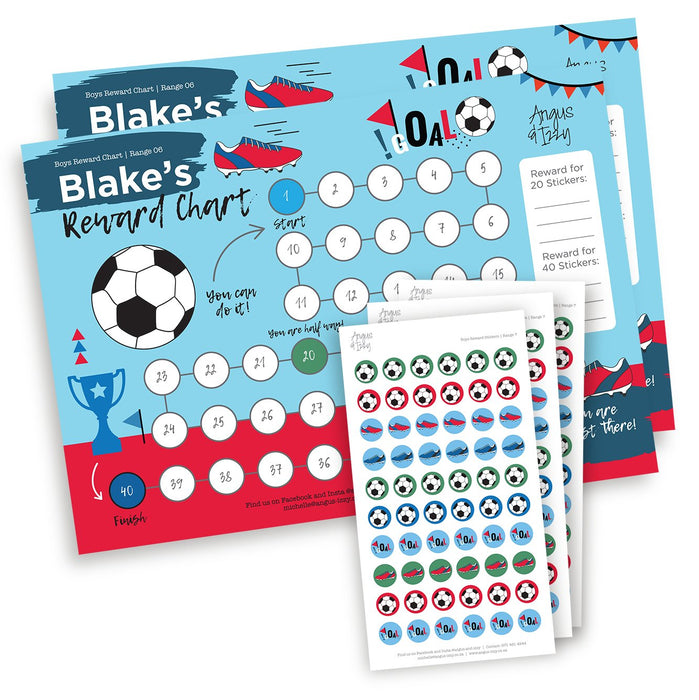 Boys Rewards Chart 06 Reward Chart Angus & Izzy