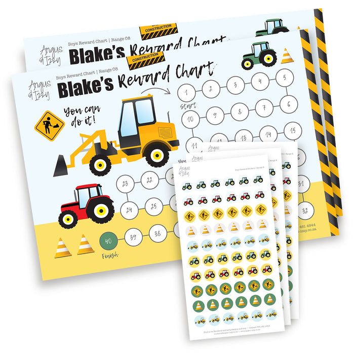 Boys Rewards Chart 08 Reward Chart Angus & Izzy