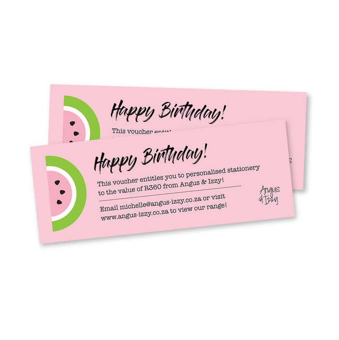 Gift Voucher 01 Gift Voucher Angus & Izzy