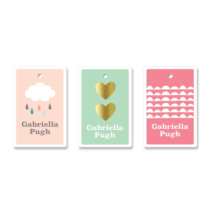 Girly Bag Tag 01 Bag Tags Angus & Izzy