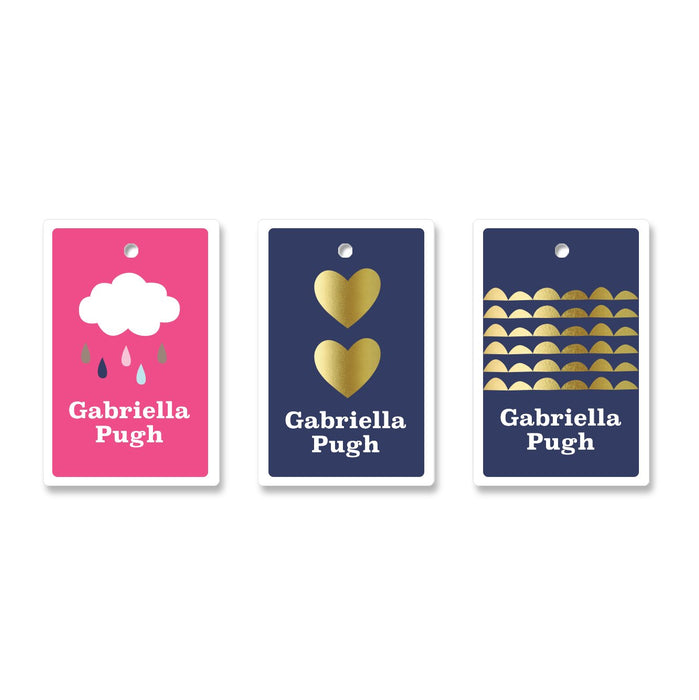 Girly Bag Tag 02 Bag Tags Angus & Izzy