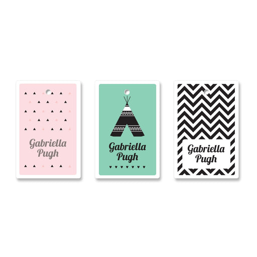 Girly Bag Tag 03 Bag Tags Angus & Izzy