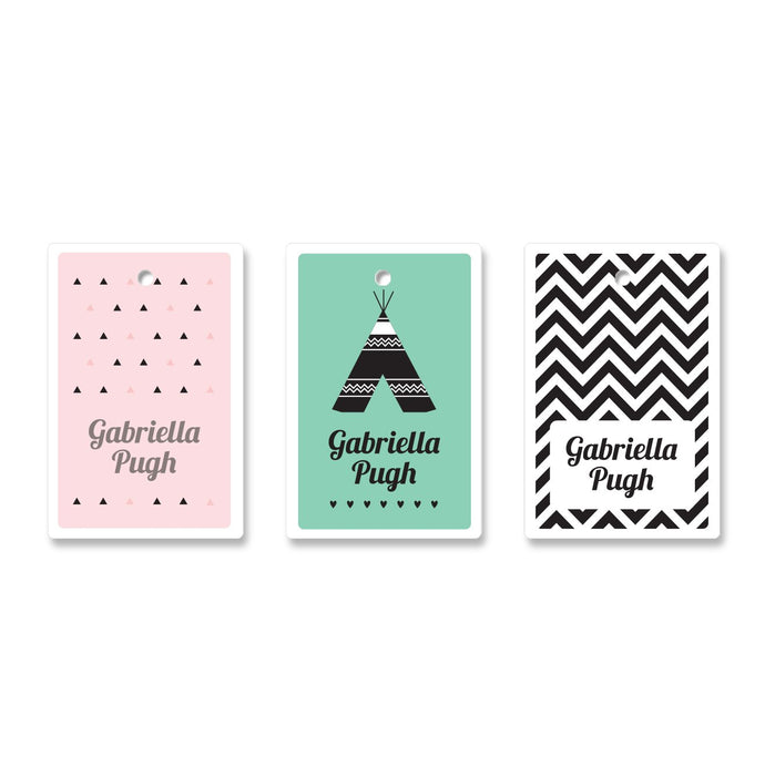 Girly Bag Tag 03 Bag Tags Angus & Izzy