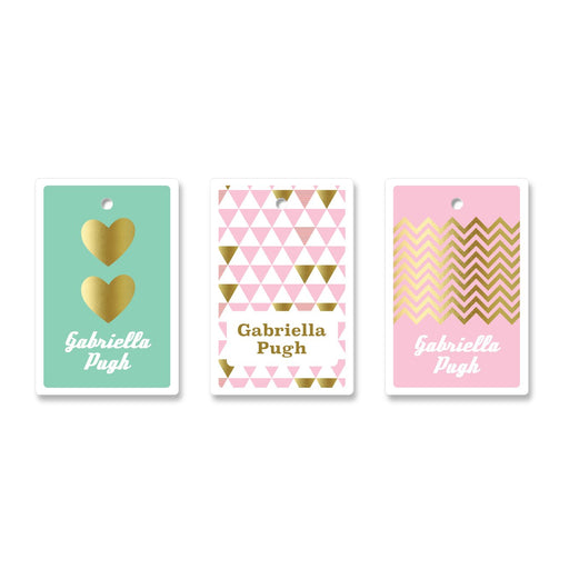 Girly Bag Tag 04 Bag Tags Angus & Izzy