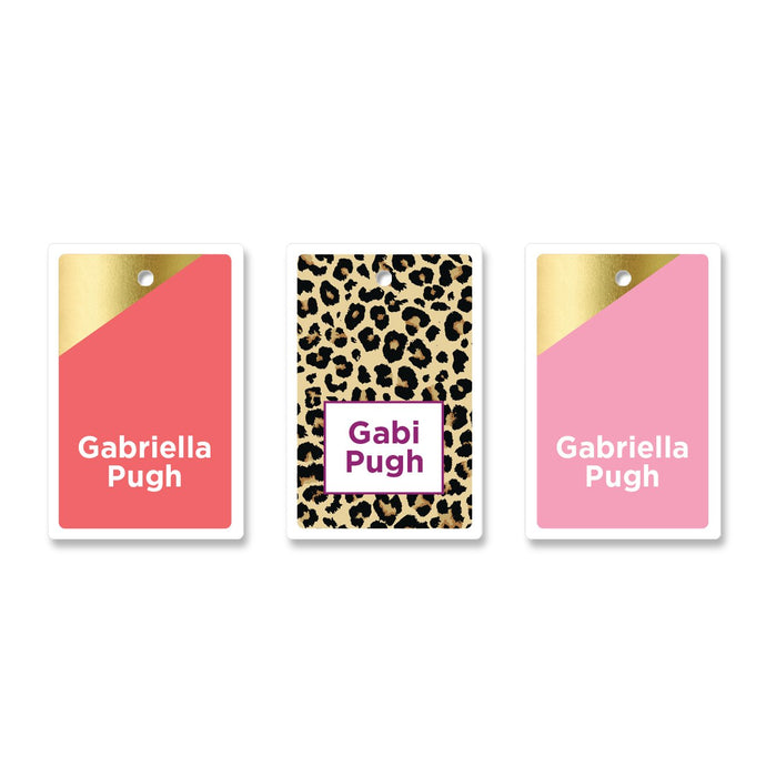 Girly Bag Tag 25 Bag Tags Angus & Izzy