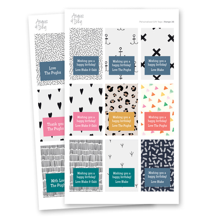 Gift Tag Stickers Bundle 26