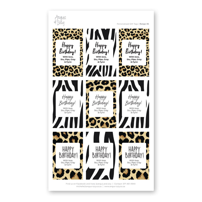 Gift Tag Stickers Bundle 35