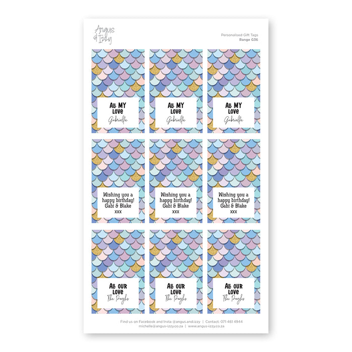Gift Tag Stickers Bundle 36