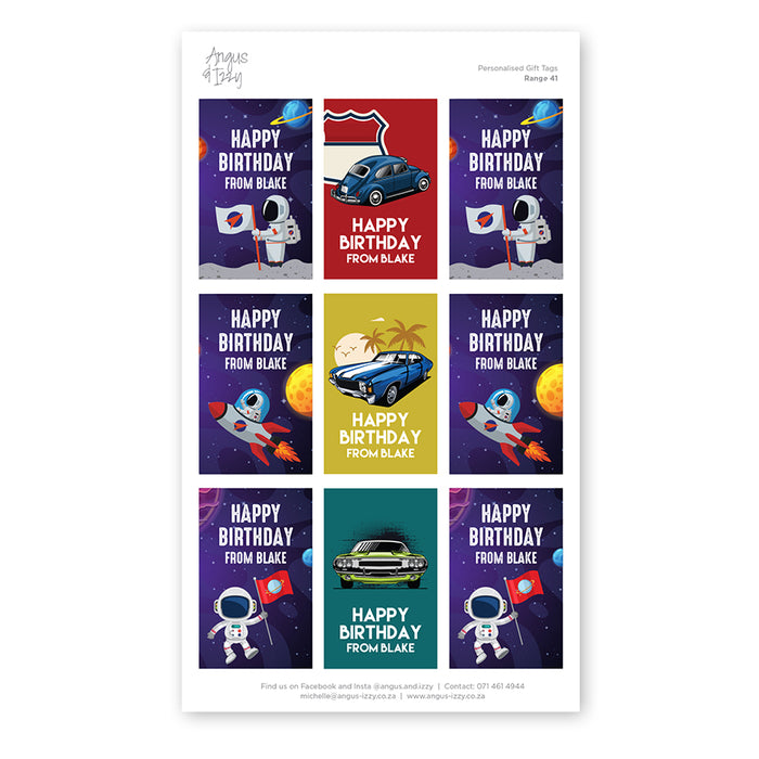 Gift Tag Stickers Bundle 41