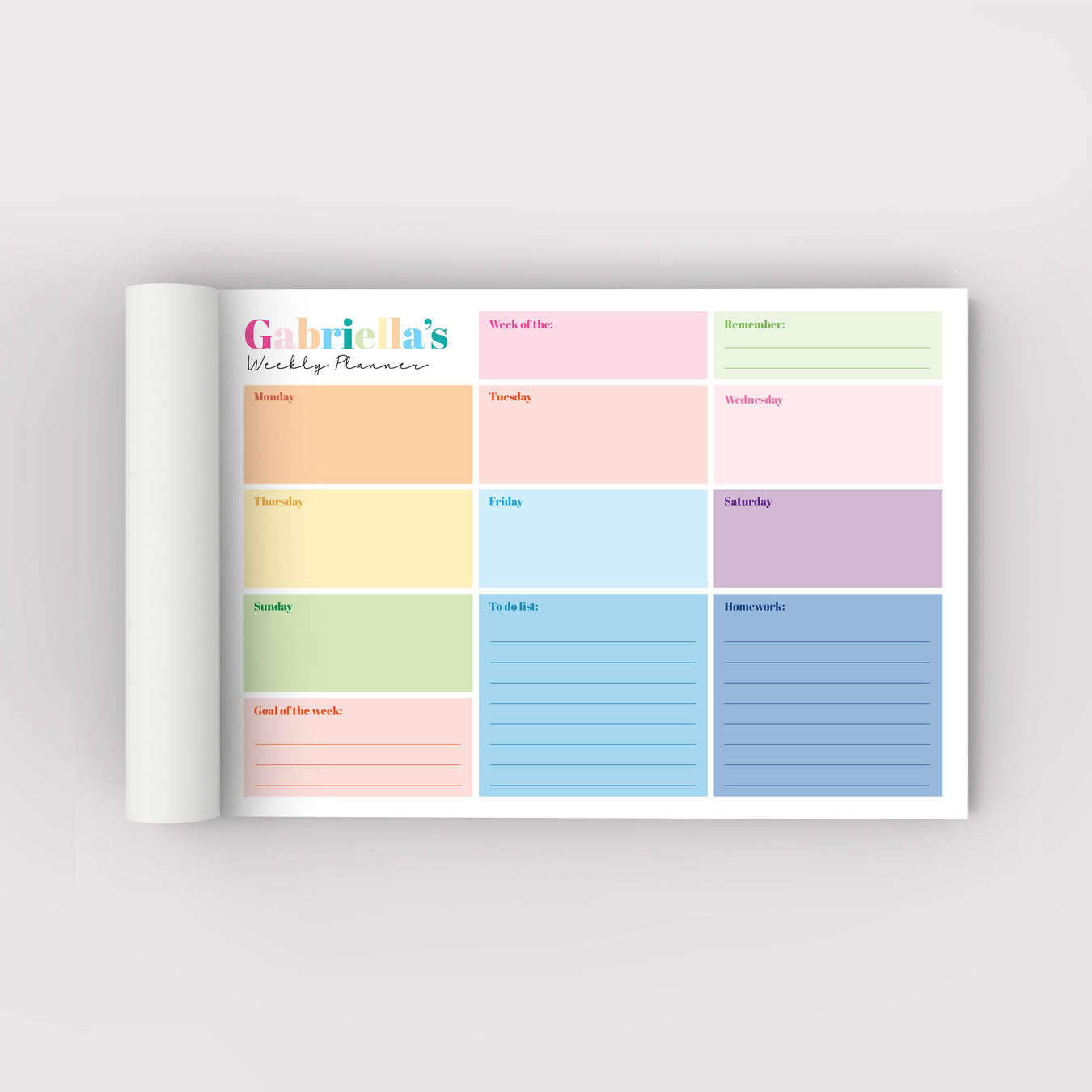 A3 Planners - Monthly & Weekly