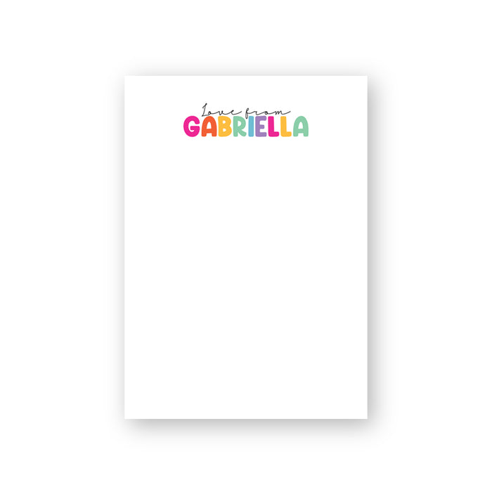 A5 Personalised Note Pads