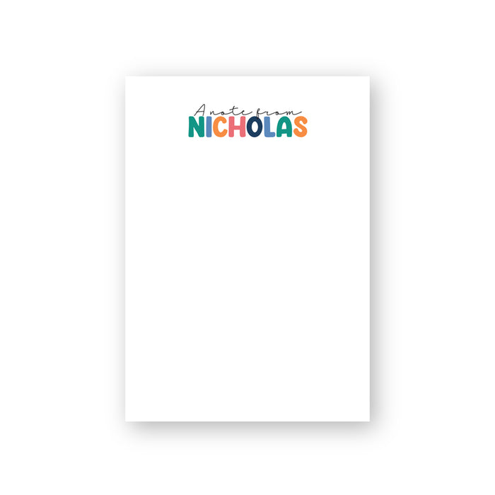 A5 Personalised Note Pads