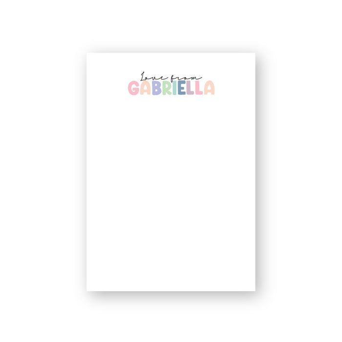 A5 Personalised Note Pads