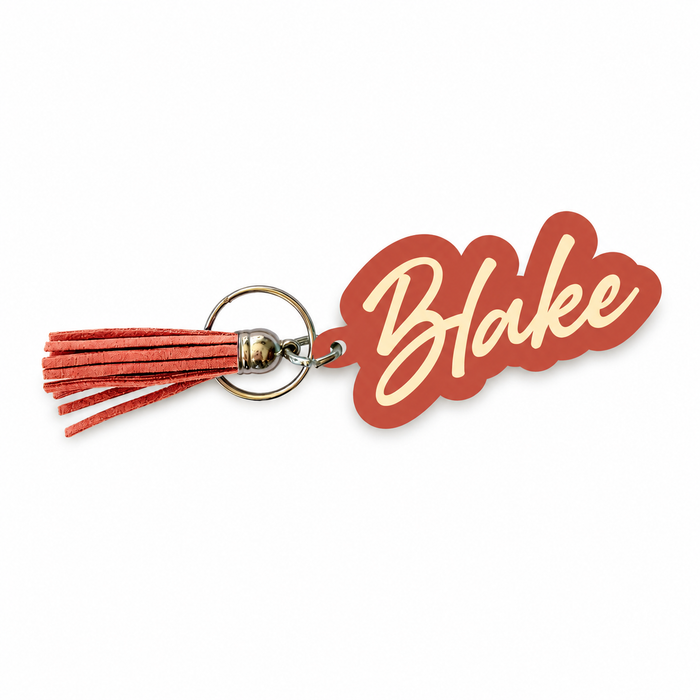 Name Keyring - Cursive