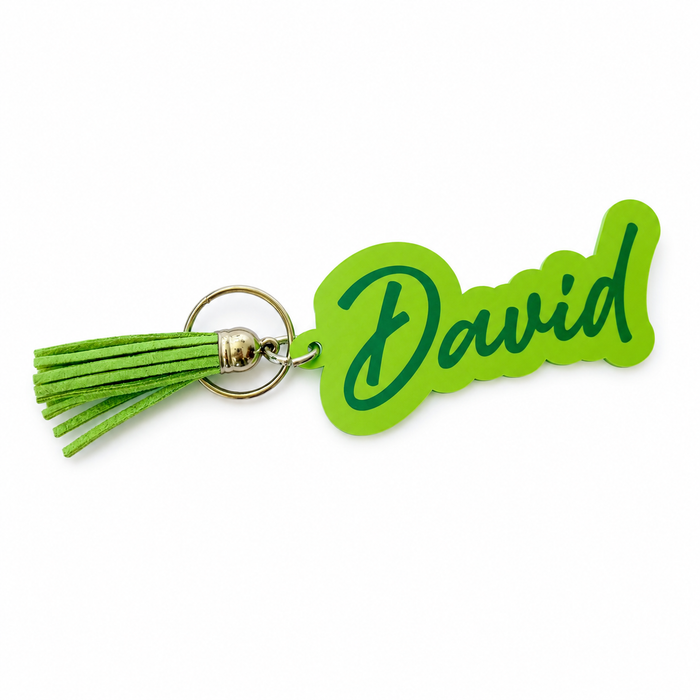 Name Keyring - Cursive