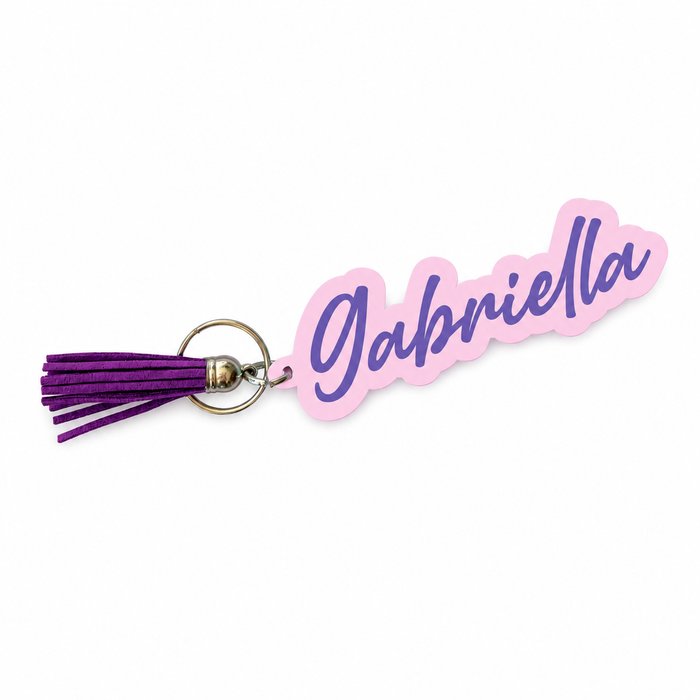 Name Keyring - Cursive