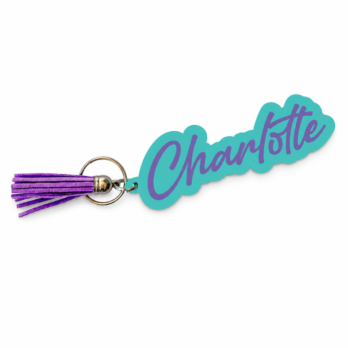 Name Keyring - Cursive
