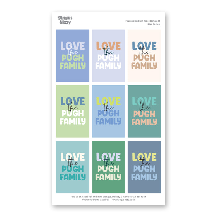 Gift Tag Stickers Bundle 23