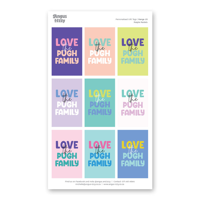 Gift Tag Stickers Bundle 23