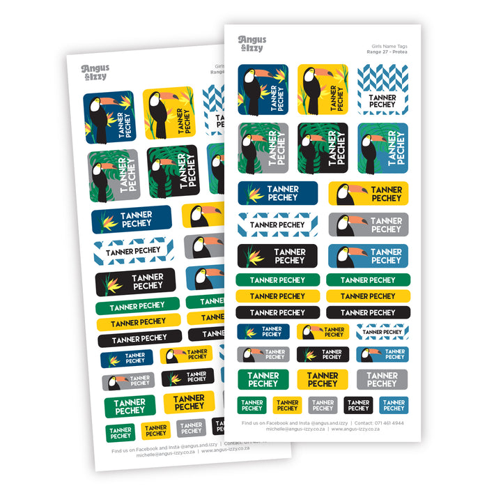 Name Tags Variety Sticker Pack G27
