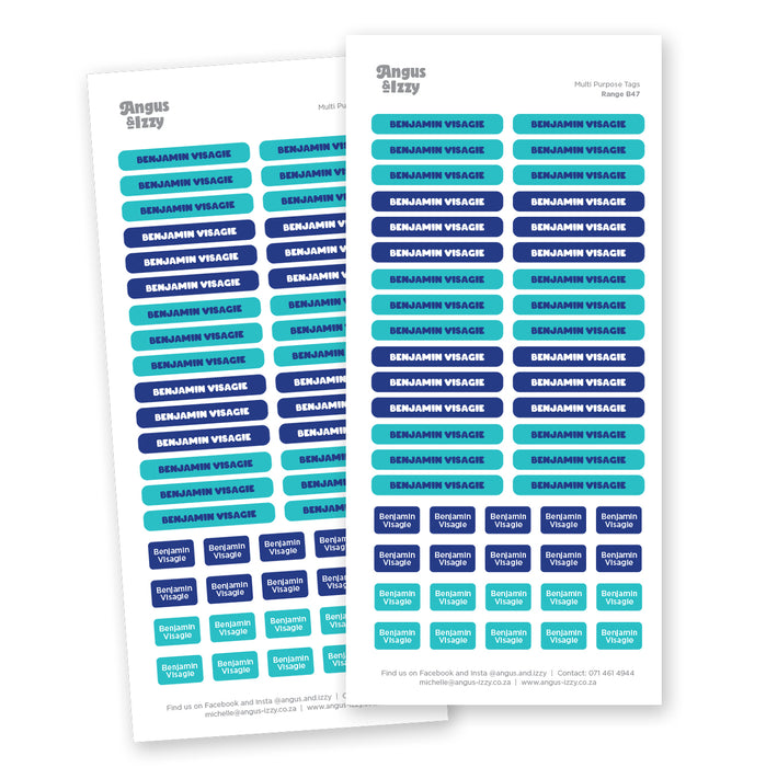 Multi Purpose Labels - B47