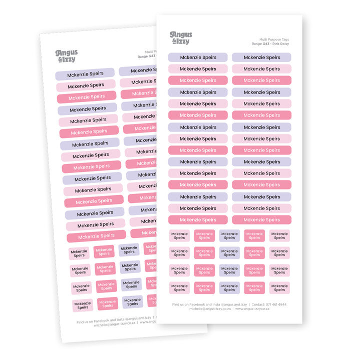 Multi Purpose Labels - G43