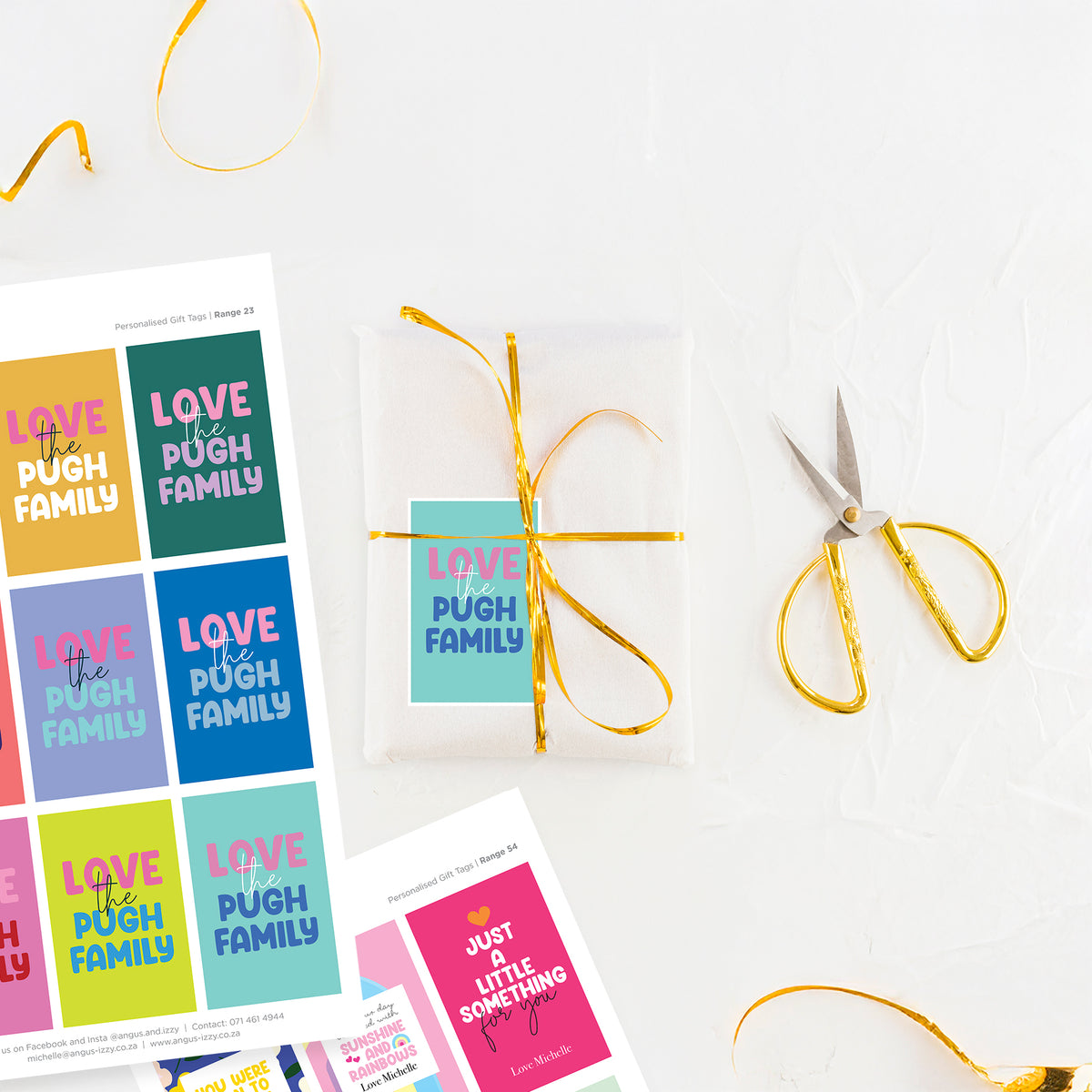 Gift Tag Stickers Bundle 23 — Angus & Izzy