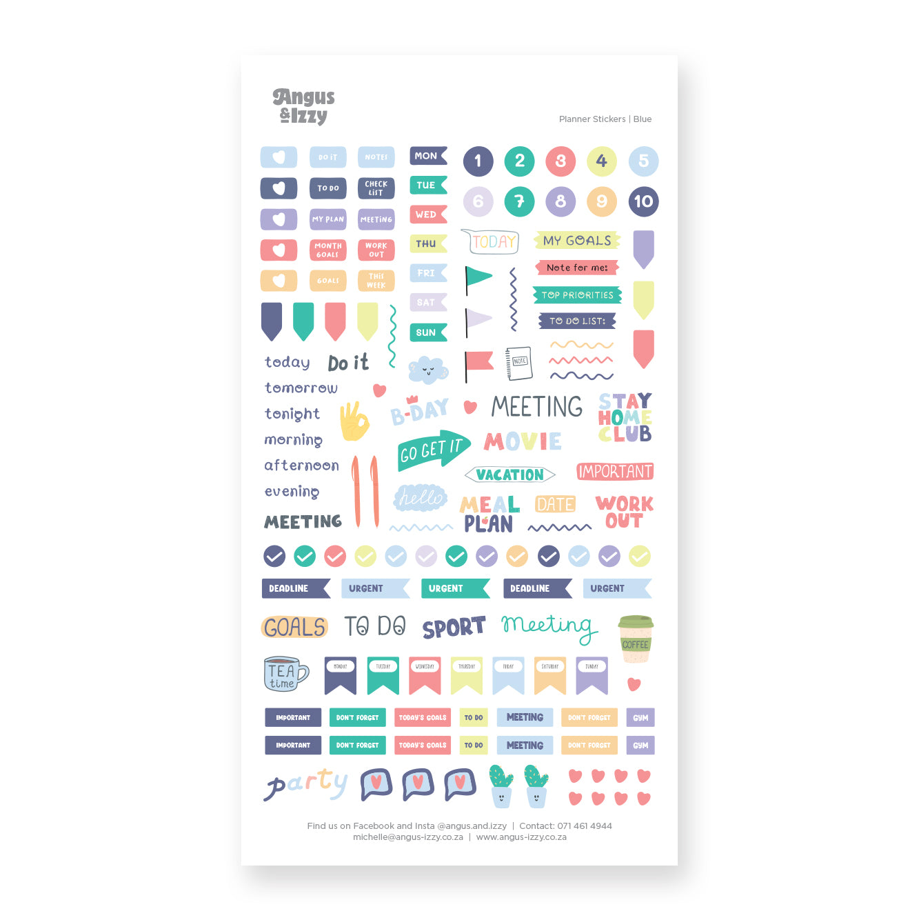A3 Monthly Planner