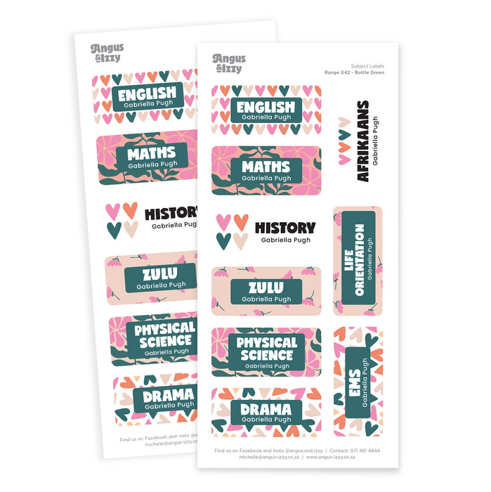 Subject Labels - G42