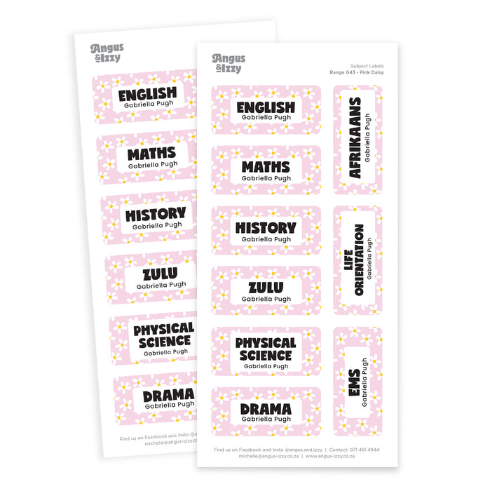 Subject Labels - G43