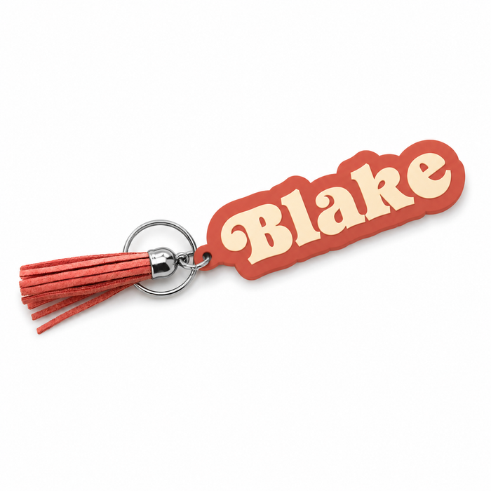 Name Keyring - Vintage