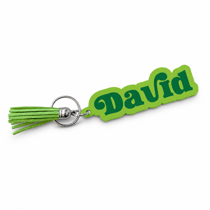 Name Keyring - Vintage