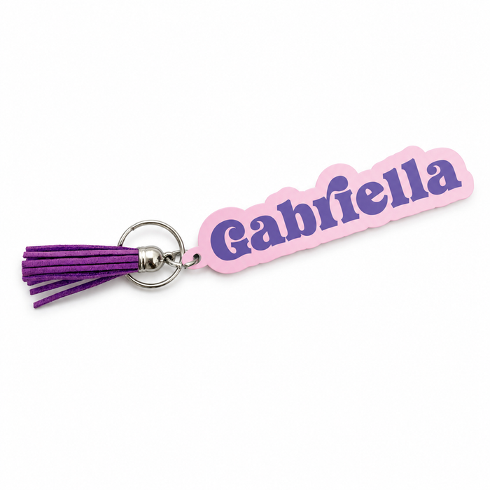 Name Keyring - Vintage