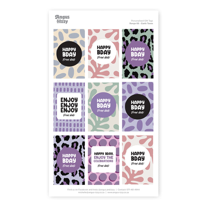 Gift Tag Stickers Bundle 66