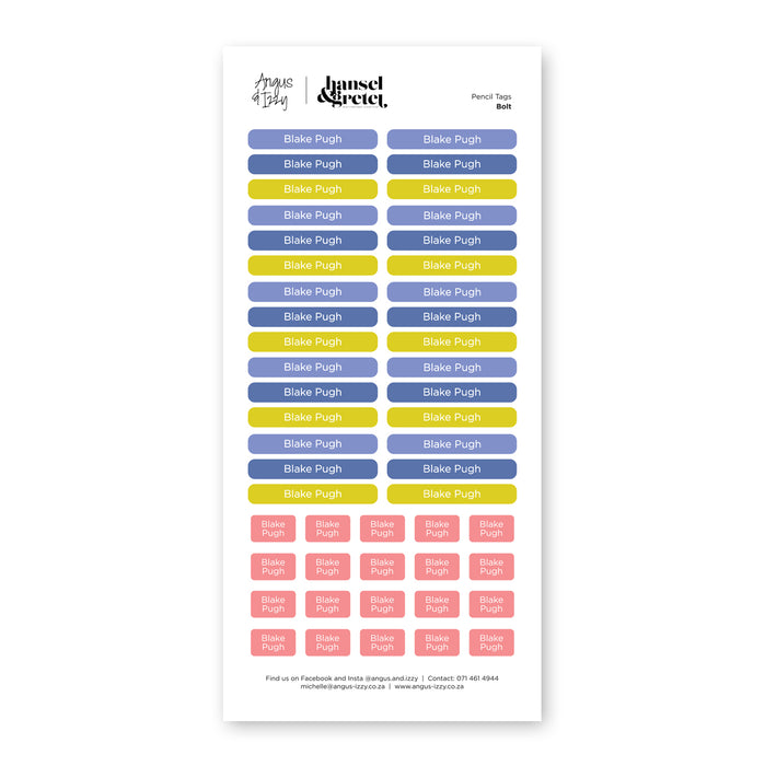 H&G Multi Purpose Labels - Bolt