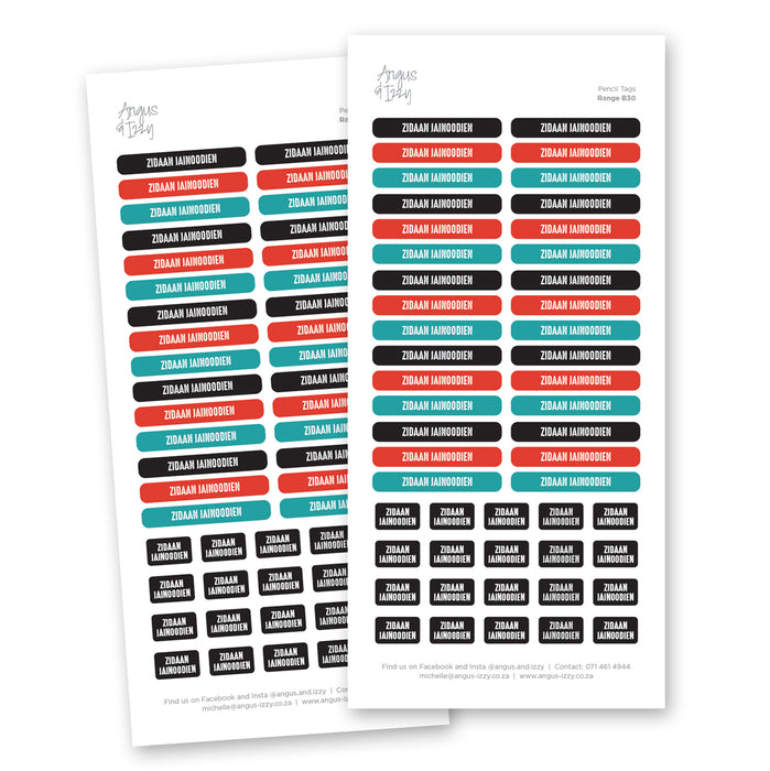 Multi Purpose Labels - B30