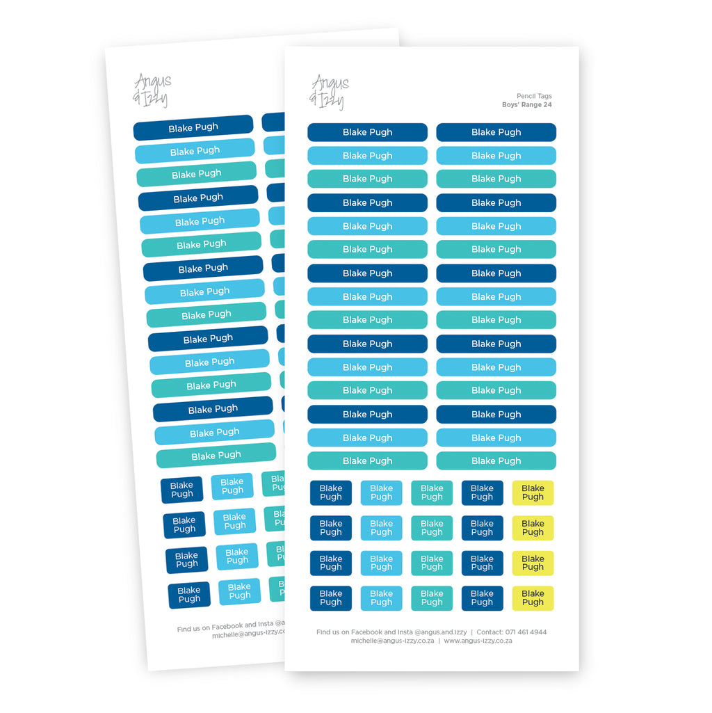 Name Tag Multi Purpose Labels — Page 3 — Angus & Izzy