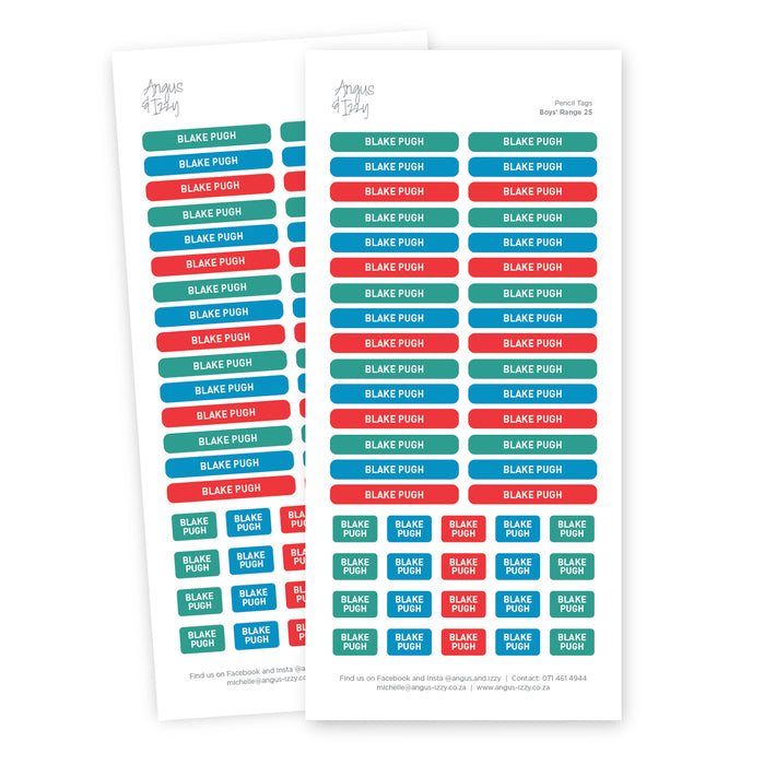 Multi Purpose Labels - B25