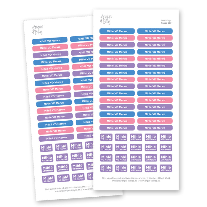 Multi Purpose Labels - G37