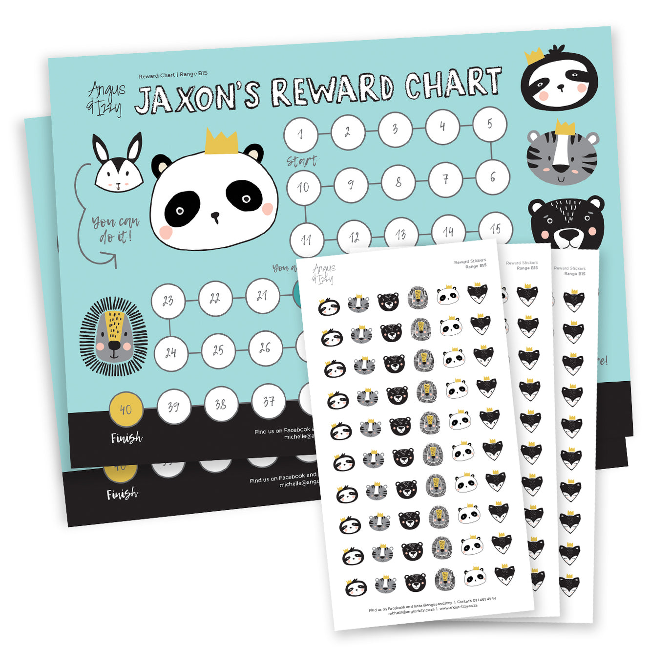 Reward Charts — Angus & Izzy