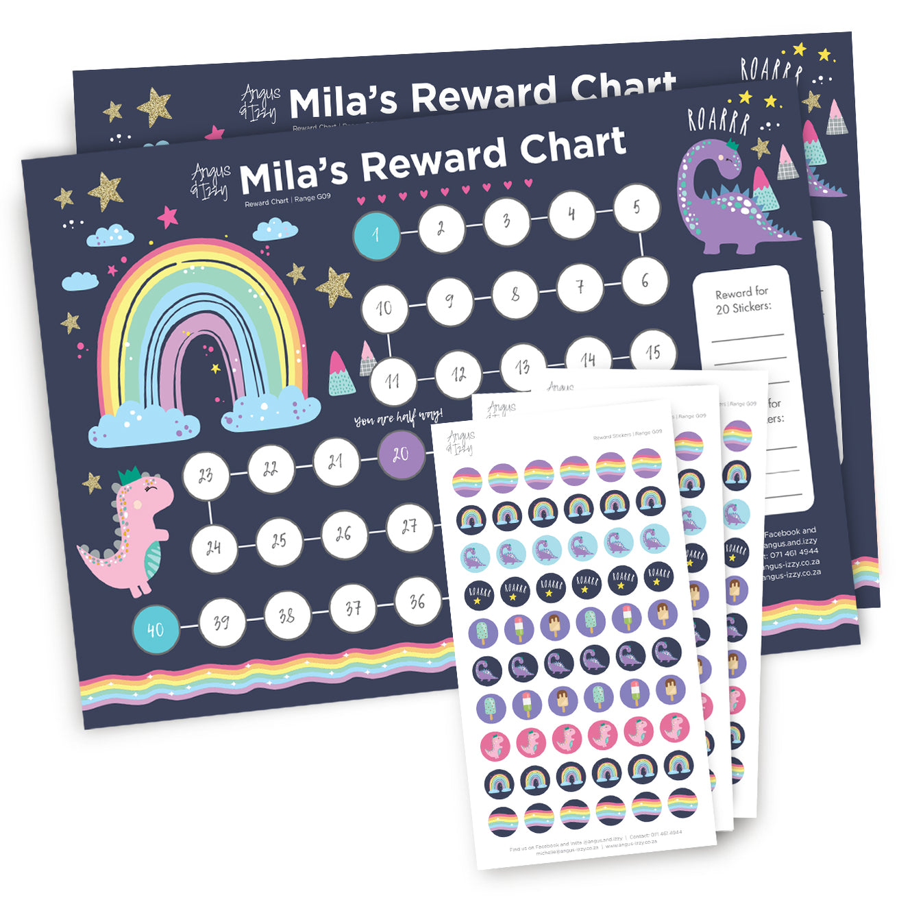 Reward Charts — Angus & Izzy