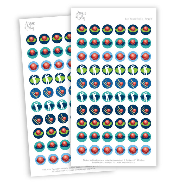 Boys Reward Chart Stickers - Range 10 Reward Chart Stickers Angus & Izzy 